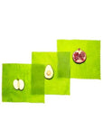 Set of 3 Medium Food Wraps