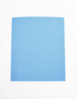 A blue cellulose cloth (reusable paper towel)