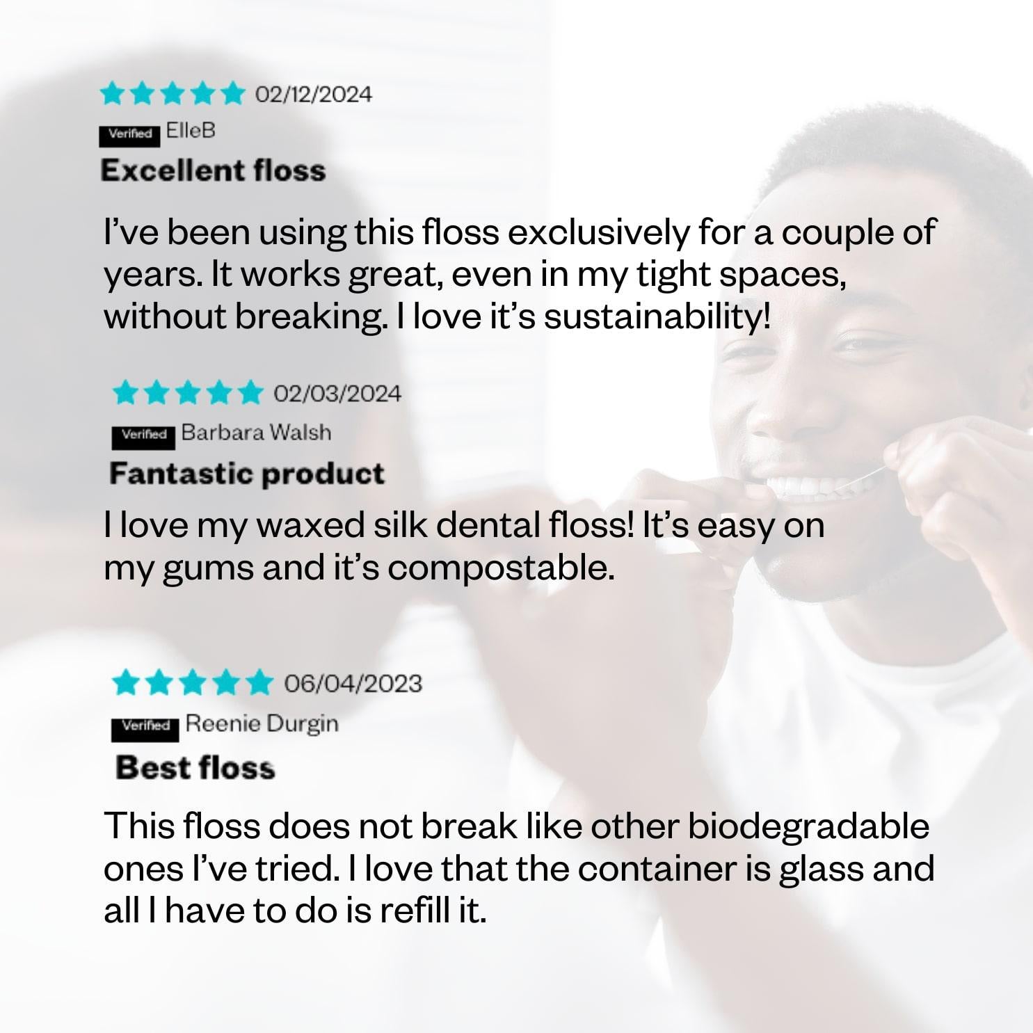 Georganics - Natural Dental Floss - Biodegradable Eco Dental Floss Made From Pure Ahimsa Silk Candellila Wax And Organic Flavoring Vegan Sls Cruelty And Gluten Free Sweet Orange 50m - View #10