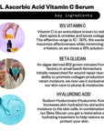 Beauty Starter Bundle - Vitamin C Serum, Facial cleanser + Bottle, Moisturizer + Jar, Sunscreen+Jar
