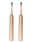 Electric Toothbrush with Replaceable Bamboo Head