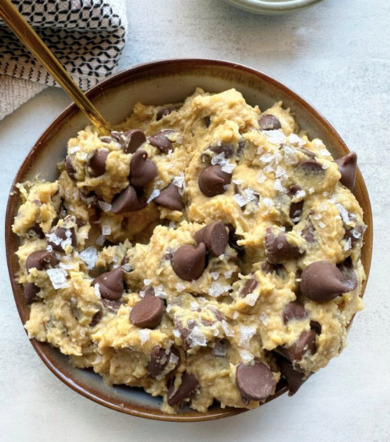 Chickpea Cookie Dough... is SO GOOD