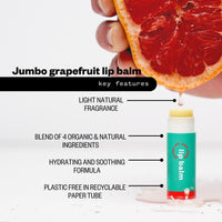 Jumbo Grapefruit Lip Balm