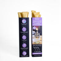 Two packets of etee lavender lime foaming hand soap concentrate with three pods in each packet