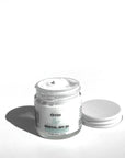 Single glass jar of etee mineral sunscreen SPF 30