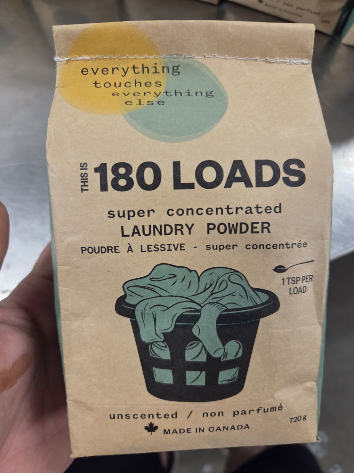 Super Concentrated Laundry Detergent - Paper Bag FREE TESTER