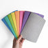 A colourful fan of cellulose cloths (reusable paper towels)