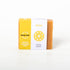 Honey lemon body soap bar with cardboard label